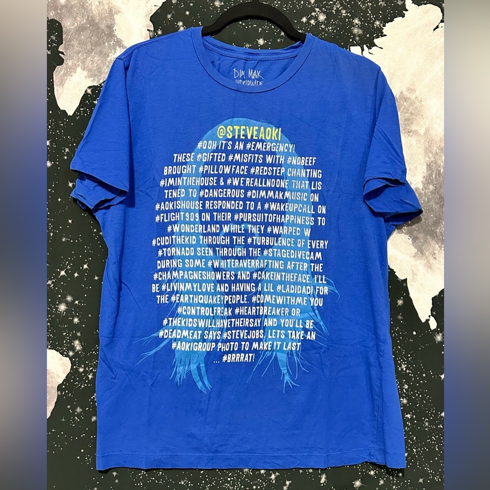 DJ Steve Aoki Dim Mak Hashtag Shirt